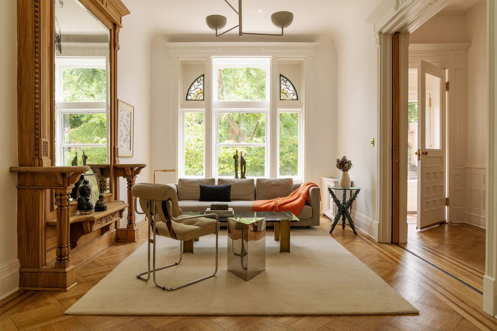 Restored interior of a Brooklyn home